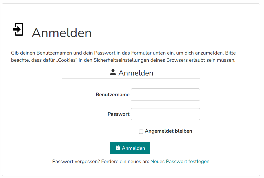 Bild vom Anmelde-Bildschirm am Desktop